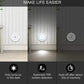 Round Shape 8 LED Motion Sensor Induction Led Light (1 Pc)